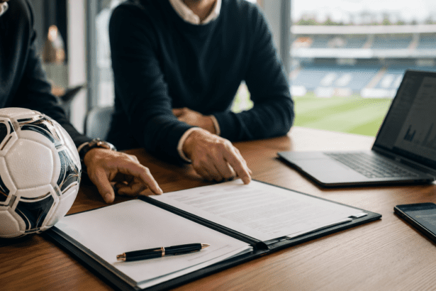 Football transfer window explained with player signing and club deal concept