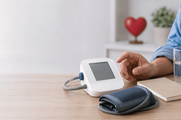 High blood pressure check showing hypertension risk and heart health