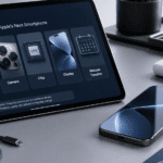 Concept smartphone with iPhone 18 rumors showing camera, display, chip, and release timeline details