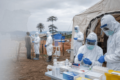 Health workers responding to the 2026 Ebola outbreak in the Democratic Republic of the Congo