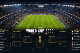 FIFA World Cup 2026 bracket, standings and Round of 32 fixtures