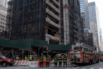 Manhattan high-rise evacuated after support columns buckle at former Pfizer building