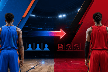 Oklahoma City Thunder and Atlanta Hawks trade graphic for Aaron Wiggins move