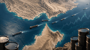 Strait of Hormuz oil shipping route between Iran and Oman