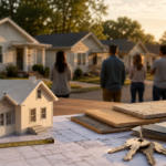 Affordable homes and small houses representing disappearing housing affordability