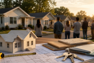 Affordable homes and small houses representing disappearing housing affordability