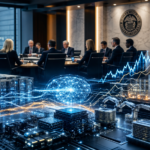 AI data centers and semiconductor chips representing inflation pressure