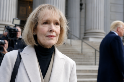 E. Jean Carroll after receiving $5.6 million in Trump civil case