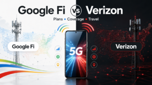Google Fi vs Verizon plans, coverage, hotspot and international travel comparison