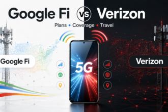 Google Fi vs Verizon plans, coverage, hotspot and international travel comparison