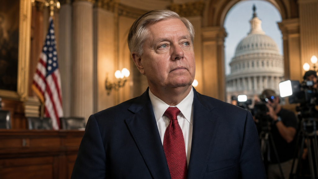 Senator Lindsey Graham during his U.S. Senate career before his death at age 71 in July 2026