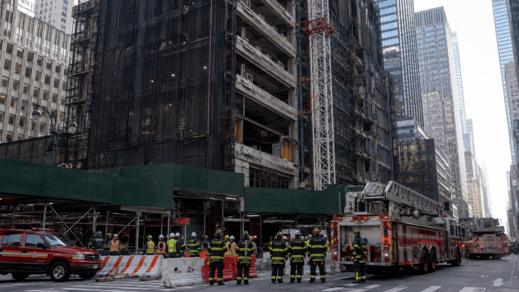 Manhattan high-rise evacuated after support columns buckle at former Pfizer building
