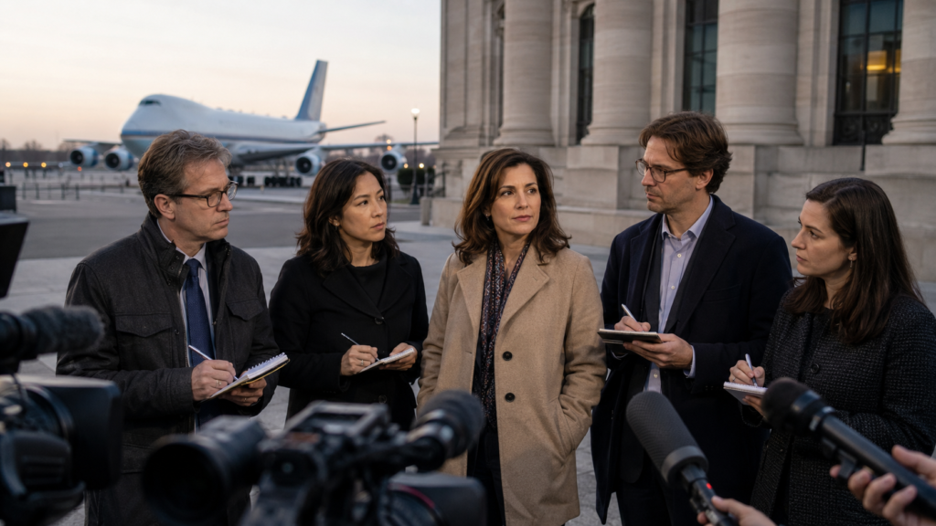 New York Times reporters linked to the Air Force One leak investigation