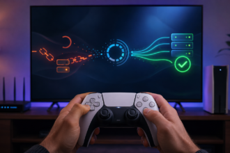 PlayStation 5 controller during the resolved PlayStation Network outage