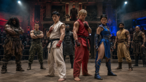 Street Fighter movie 2026 fighters entering a martial arts tournament