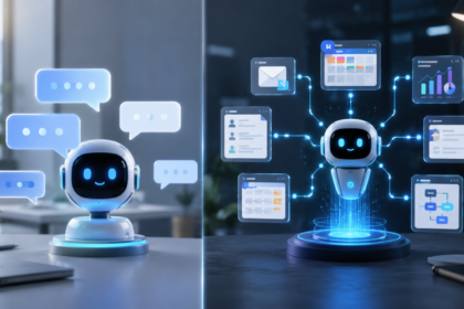 AI agent and chatbot comparison for business tasks and automation