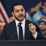 Abdul El-Sayed speaking after winning the Michigan Democratic Senate primary