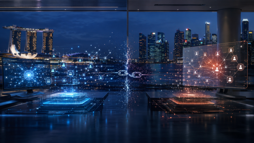 Manus AI branding displayed alongside Meta branding as the companies unwind their acquisition deal
